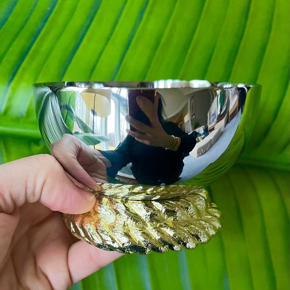 Michael Aram Gold Rope Nut Dish New In Box